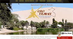 Desktop Screenshot of orotravelperu.com